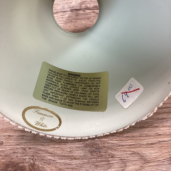 PartyLite Grand Paragon Tealight Lamp with Metal Ivory Velvet Shade - Picture 7 of 12